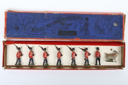 Britains boxed set 74, Royal Welch Fusiliers, first version 1897