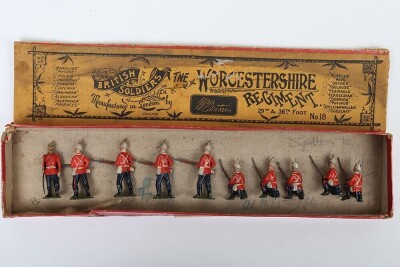 Britains boxed set 18, The Worcestershire Regiment, first version 1894
