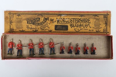Britains boxed set 18, The Worcestershire Regiment, first version 1894 - 4
