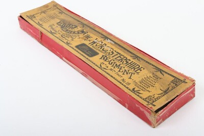 Britains boxed set 18, The Worcestershire Regiment, first version 1894 - 5