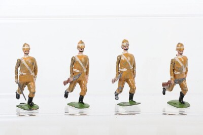 Britains set 96, York and Lancaster Regiment in Active Service &lsquo;Omdurman&rsquo; uniform, first version 1899 - 2