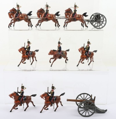 Britains set 39, Royal Horse Artilley Gun team in full dress, second version 1913
