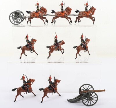 Britains set 39, Royal Horse Artilley Gun team in full dress, second version 1913 - 2