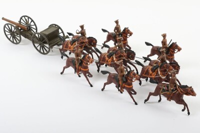 Britains set 39A, Royal Horse Artillery Gun team in Service dress, first version 1916 - 3
