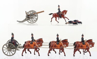 Britains set 144, Royal Field Artillery Gun team review Order, first version 1906 - 4
