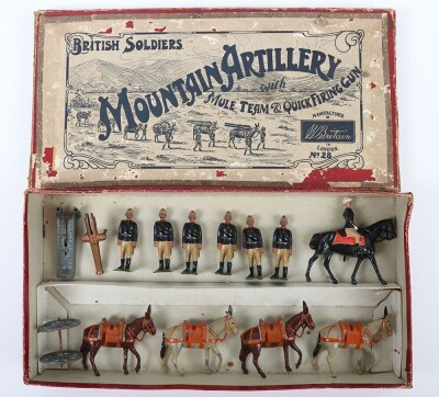 Britains boxed set 28, Mountain Artillery, second version 1910