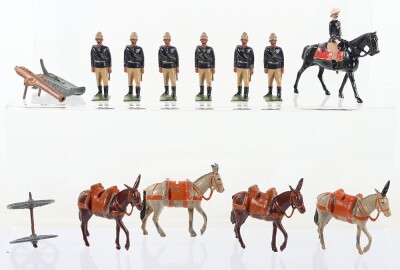 Britains boxed set 28, Mountain Artillery, second version 1910 - 3