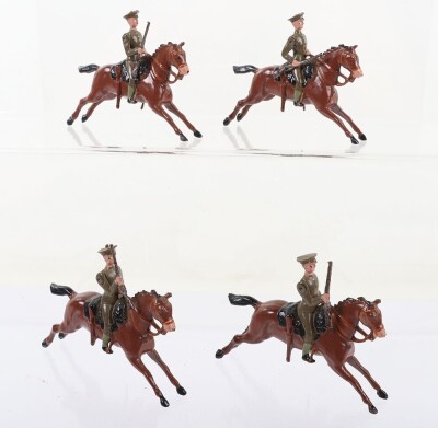 Britains four rare Royal Horse Artillery mounted gunners, 1946 - 2