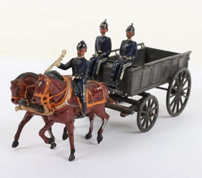 Britains set 146, Royal Army Service Corps Supply wagon, full dress, first version 1919
