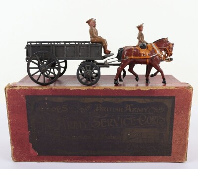 Britains boxed set 146A, Royal Army Service Corps Supply wagon, service dress, first version 1919 - 2