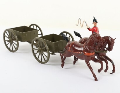 Britains set 1330, Royal Engineers G.S Limbered wagon, review order, post-war
