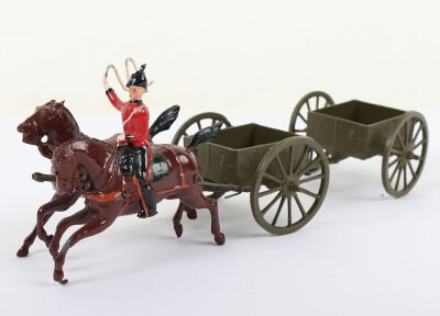 Britains set 1330, Royal Engineers G.S Limbered wagon, review order, post-war - 4