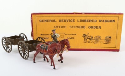 Britains boxed set 1331, General Service Limbered waggon, Active service dress, 1934 - 3