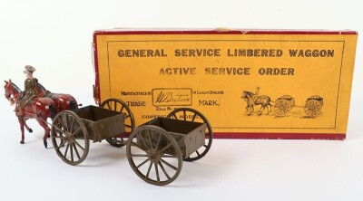 Britains boxed set 1331, General Service Limbered waggon, Active service dress, 1934 - 4