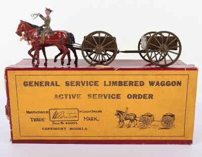 Britains boxed set 1331, General Service Limbered waggon, Active service dress, 1934 - 7