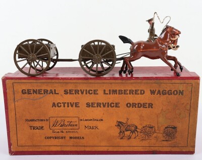 Britains boxed set 1331, General Service Limbered waggon, Active service dress, 1934 - 2