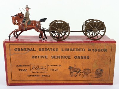 Britains boxed set 1331, General Service Limbered waggon, Active service dress, 1934 - 7