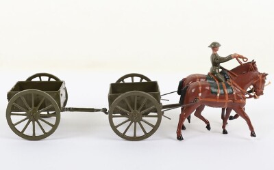 Britains rare set 1331, General Service Limbered waggon, Active service dress, 1940 - 2