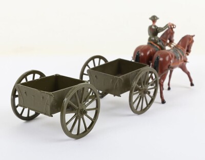 Britains rare set 1331, General Service Limbered waggon, Active service dress, 1940 - 3