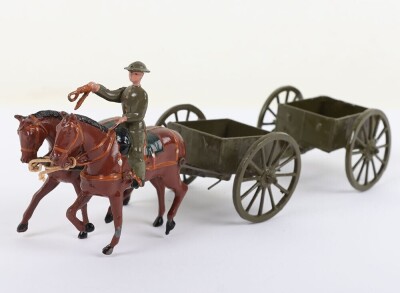 Britains rare set 1331, General Service Limbered waggon, Active service dress, 1940 - 4