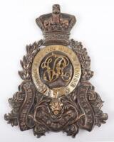 Victorian Helmet Plate Attributed to Brigadier General Sir Francis Sudlow Garratt K.C.M.G C.B D.S.O 1st Royal Devon Yeomanry Cavalry