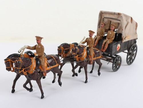 Britains set 146A, Royal Army Medical Corps Ambulance wagon, Service dress, first version 1919