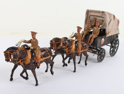 Britains set 146A, Royal Army Medical Corps Ambulance wagon, Service dress, first version 1919