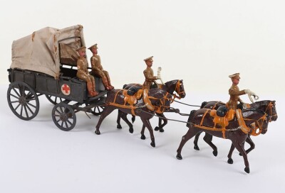 Britains set 146A, Royal Army Medical Corps Ambulance wagon, Service dress, first version 1919 - 2