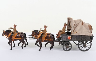 Britains set 146A, Royal Army Medical Corps Ambulance wagon, Service dress, first version 1919 - 4