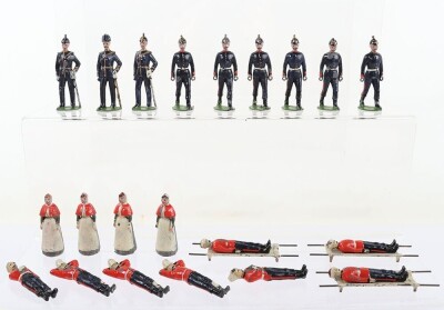 Britains boxed set 137, Army Medical Service, first version 1905 - 6