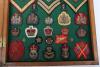 Framed Display of British Cloth Rank and Proficiency Badges - 3