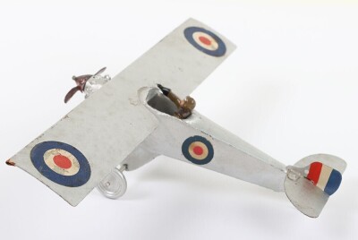 Britains set 433, R.A.F Monoplane and pilot, first version square wings, 1931-36 - 4