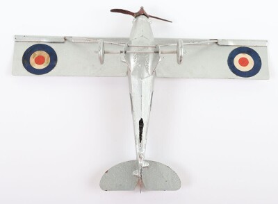 Britains set 433, R.A.F Monoplane and pilot, first version square wings, 1931-36 - 5