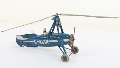 Britains rare boxed 1392, Civilian Cierva C30 Autogiro and pilot, 1935-39 - 4