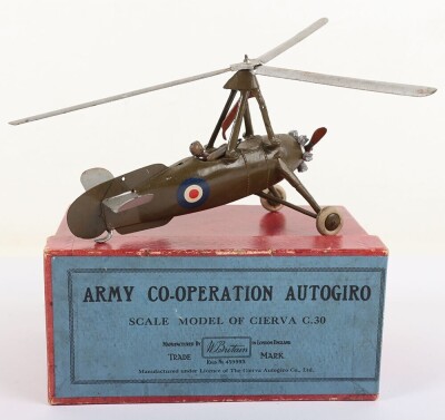 Britains rare boxed set 1431, British Army Co-Operation Autogiro and pilot, 1936-41 - 2