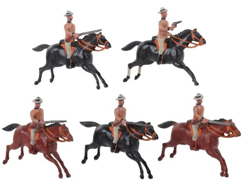 Britains set 38, South African Mounted Infantry, first version circa 1905