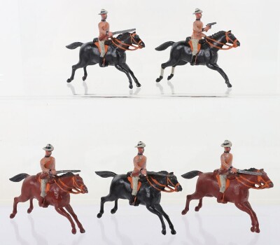 Britains set 38, South African Mounted Infantry, first version circa 1905 - 2