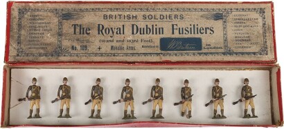 Rare Britains boxed set 109, Dublin Fusiliers, Boer War Service Dress, first version 1901