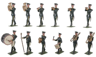 Britains Special Paint, Band of the 5th Dragoon Guards, No.1 Dress, 1939