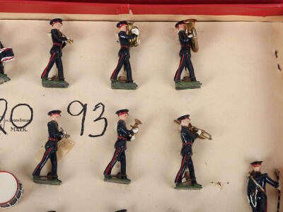 Britains set 2093, Band of the Royal Berkshire Regiment, first version metal drums 1954 - 7