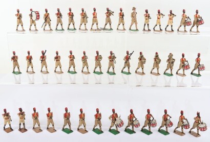 Lead painted Military Band of the Nigerian Regiment, 1972