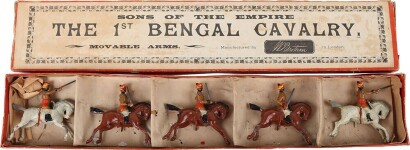 Early Britains boxed set 47, &lsquo;Sons of the Empire&rsquo; The 1st Bengal Cavalry, unmarked first version 1897