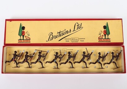 Britains boxed set 147, African Warriors Zulus, 1954