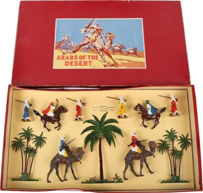 Britains boxed set 224 Arabs of the Desert, circa 1950