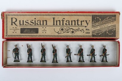 Britains boxed set 133, Russian Infantry, first version 1908