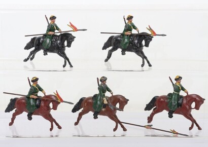 Britains set 136, Russian Cavalry Cossacks, first version 1912