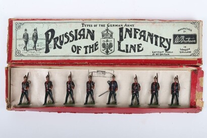 Britains boxed set 154, Prussian Infantry of the Line, first version 1910