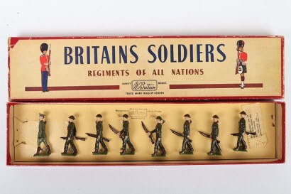 Britains boxed set 1603, Republic of Ireland Infantry in Battledress, second version 1950s