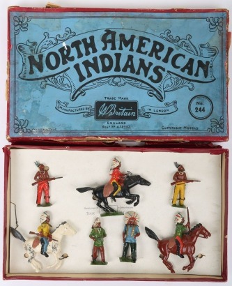 Britains boxed set 244, North American Indians, 1930