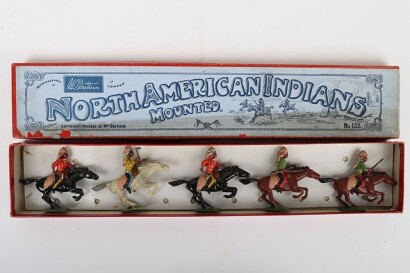 Britains boxed set 152, North American Indians mounted, first version 1908